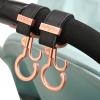 1 Pair Mom Bag Hanger Strollers Double Hook Pram Car Accessories Baby Cart Organiser Strollers Cart Hanger Clips view 4