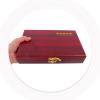 BCOATH 50-Piece Wooden Coin Box Set Dark Red Storage Case for Collectors Display and Organize Coins Handmade Wooden Storage Box view 4
