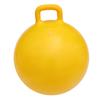 Vaguelly Inflatable Ball Yellow Jumping for Indoor and Outdoor Play Promotes Balance and Coordination Handle Suitable for Ages view 1