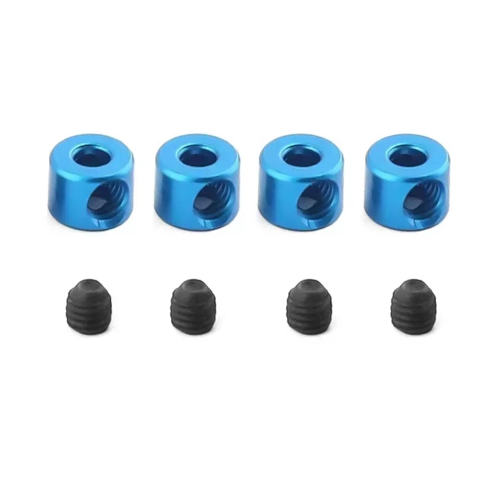 for Tamiya 53827 RC Car Accessories 4pcs Limiter Clips Metal Sway Bar Limiters Blue RC Car Repair Kit
