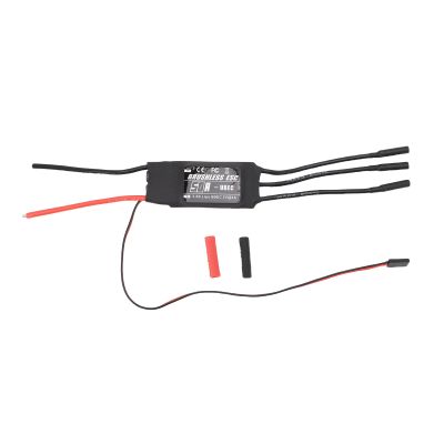 50A RC Brushless ESC, 3-6s LiPo Compatible Electric Speed Controller for RC Airplanes, Helicopter with Advanced Mechanisms, Easy to Install for Hobbyists and Enthusiasts