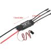 50A RC Brushless ESC, 3-6s LiPo Compatible Electric Speed Controller for RC Airplanes, Helicopter with Advanced Mechanisms, Easy to Install for Hobbyists and Enthusiasts view 2
