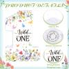 Blosssound Wildflower Piata Wild One 1st Birthday Decorations First Birthday Piata with Stick Blindfold for Wild Flower First Theme Baby Shower Celebration Decorations Supplies(Wildflower) view 4
