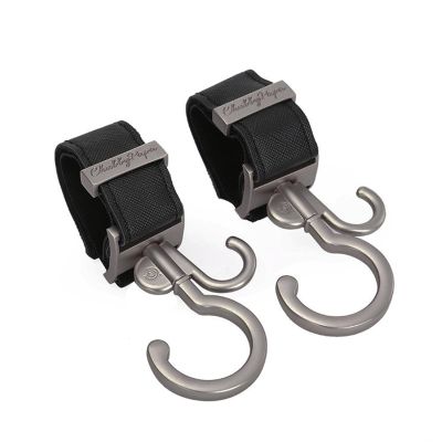 1 Pair Mom Bag Hanger Strollers Double Hook Pram Car Accessories Baby Cart Organiser Strollers Cart Hanger Clips