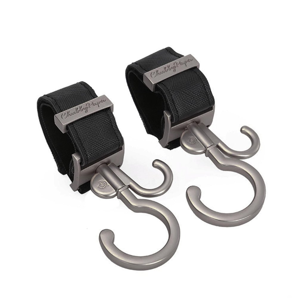 1 Pair Mom Bag Hanger Strollers Double Hook Pram Car Accessories Baby Cart Organiser Strollers Cart Hanger Clips