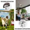 2-Pack Hammock Hanging kit,360Rotating 1200 lb Capacity Heavy Duty,Hanger & Swing Hook Snap for Concrete Wood,Hammock,Veranda Seat,Chair,Swing Sets,Yoga and GymWithout Chain  view 2