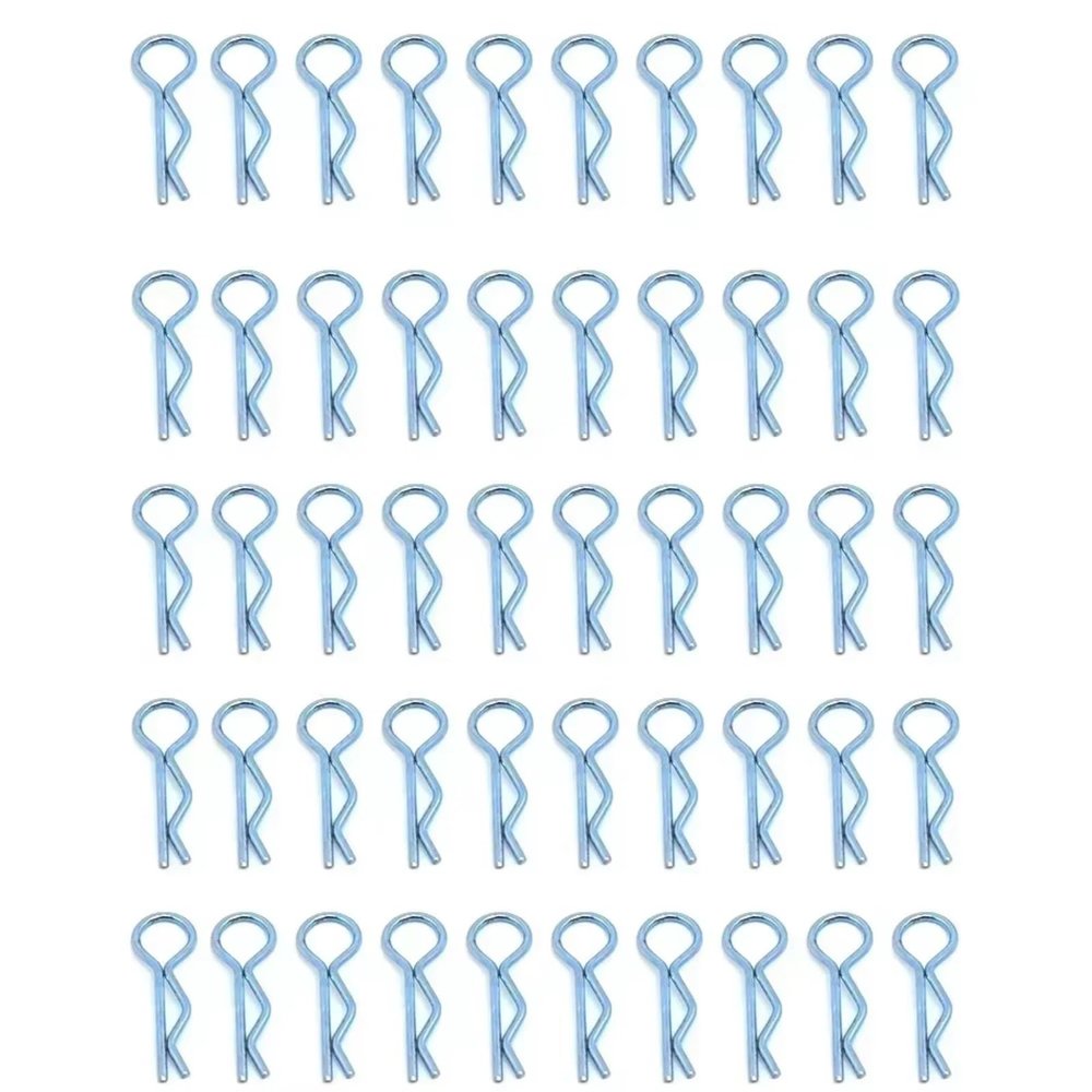 for Crawler for Buggy Drift Model Car 1/10 Cars Shell Body Clips Pins Housing Latch R Buckles Fixed 50PCS RC Car Parts RC Car Repair Kit(Blue)