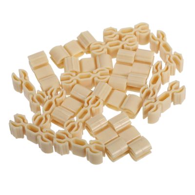 Hemoton 20pcs Track Connectors for Train Plastic Railway Accessories Flexible Clips for Interactive Play Compatible Major Brands Educational Toy for Boys and Girls