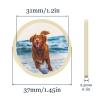 200-1000 Custom Poker Chips, Bar Drink Token Chips Personalized Logo, Image and Text on Chip, Double Sided Full Color Print Custom Tokens, Good for Casino Night, Wedding and Party (Beige) view 4