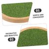 ibasenice Grass Display Base Stand for Dolls Pedestal Riser Figures Simulation Grass Design Decor for Models Easy to Use Display view 2