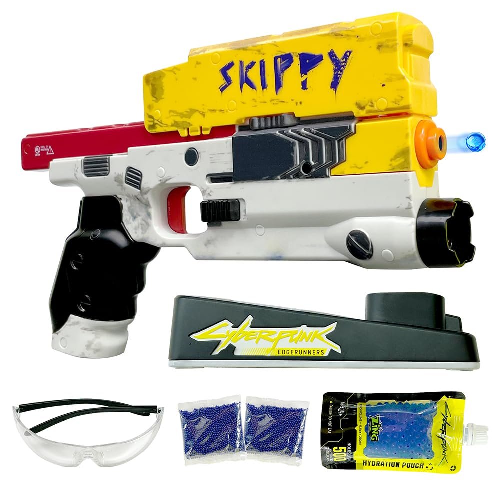 Zing Cyberpunk Skippy Replica - Deluxe Pack, Includes Skippy Replica with Light and Sound, Charging Light Stand. Ages 14+