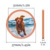200-1000 Custom Poker Chips, Bar Drink Token Chips Personalized Logo, Image and Text on Chip, Double Sided Full Color Print Custom Tokens, Good for Casino Night, Wedding and Party (Orange Red) view 4