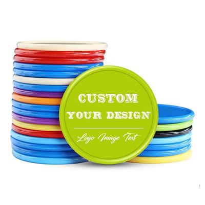 200-1000 Custom Poker Chips, Bar Drink Token Chips Personalized Logo, Image and Text on Chip, Double Sided Full Color Print Custom Tokens, Good for Casino Night, Wedding and Party (Light Green)