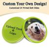 200-1000 Custom Poker Chips, Bar Drink Token Chips Personalized Logo, Image and Text on Chip, Double Sided Full Color Print Custom Tokens, Good for Casino Night, Wedding and Party (Light Green) view 2