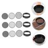 ibasenice 9pcs Plastic Sifting Pans Soil Sifting Mesh Sieves for Gardening Compost Soil Screen Sifter Sifter for Rocks view 3