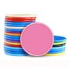 200-1000 Custom Poker Chips, Bar Drink Token Chips Personalized Logo, Image and Text on Chip, Double Sided Full Color Print Custom Tokens, Good for Casino Night, Wedding and Party (Pink) view 1