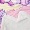 jejeloiu Boys Girls Cute Unicorns Fleece Throw Blanket Glitter Sherpa Blanket Floral Printed Plush Blanket for Bed Sofa Couch Kids Teens Bedroom Decor Baby 30"x40" view 4