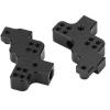 2 PCS RC Front Shock Mount, Metal Aluminum Steering Servo Mount Bracket, Front Suspension Bracket Shock Mount for SCX24 1/24 RC Car (Black) view 4