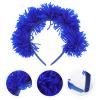 DECOMELODY 2pcs Fluffy Headband Hair Accessories for Boys and Girls Birthday and Holiday Parties Elastic Photo Prop Decor view 3