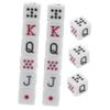 BESPORTBLE 15pcs Acrylic Poker Dices Dice Poker Chips Party Dice for Games Party Supplies Birthday view 1