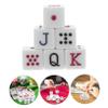 BESPORTBLE 15pcs Acrylic Poker Dices Dice Poker Chips Party Dice for Games Party Supplies Birthday view 3