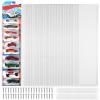 36Pcs Clear Display Case for Packaged Model Cars,Model Car Display Cases Wall Mount-Holds up to 120 Cars,Toy Car Storage Organizer Compatible with Hot Wheels,Clear Model Car Display Case(16.7 x 4.4) view 1