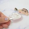 Eye Planning Crayon Shin-chan 3D Acrylic Bangs Clip 2P Pink K4150A view 2