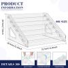 7-Layer Matchbox Car Display Case  Transparent Acrylic, Holds 63 Cars, Ideal for Collecting and Organizing 1:64 Scale Toy Cars (Transparent) view 3