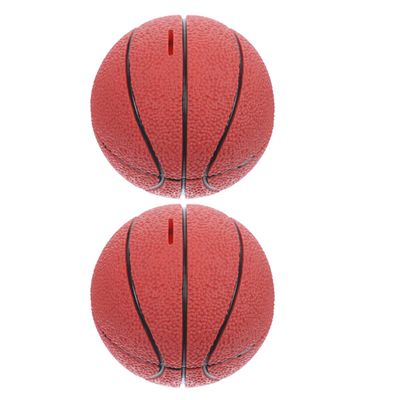 Abaodam 2pcs Basketball Piggy Bank Change Jar Container for Boys and Girls Sports Themed Money Saving Bank Great for Room Decoration and Birthday