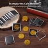 30 Pcs Acrylic Coin Holders, Transparent 2 X 2 Inch Coin Cases for 0.83/1.1/1.18/1.38/1.6 Inch Coins view 4