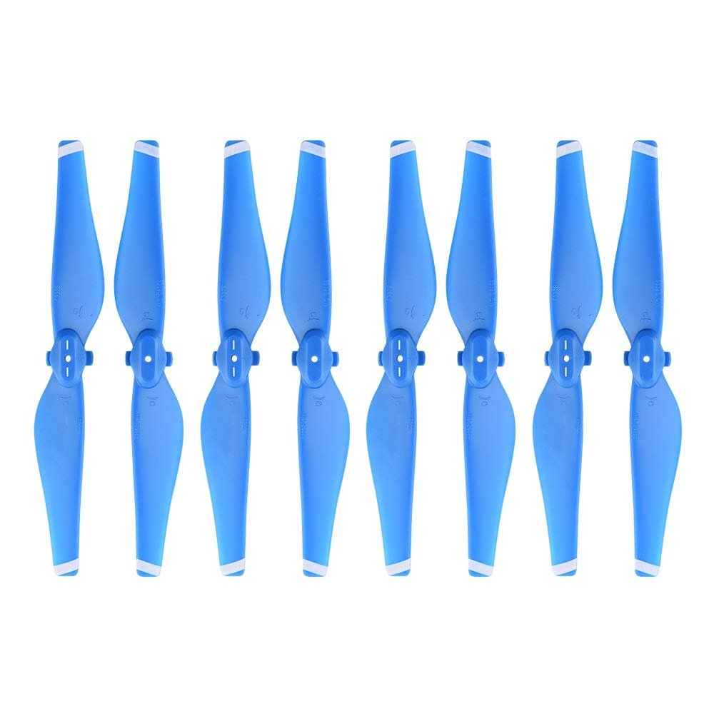 8PCS Propellers Blades for DJI Mavic Air Drone Quick Release Props Durable Replacement Accessories Spare Parts Screw Wing Fan(Blue)