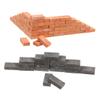 HEALSOPTHY 100 Pcs Miniature Brick Model for DIY Micro Landscape Flexible Sand Table Brick for Fairy Garden Decoration and Model Building view 1