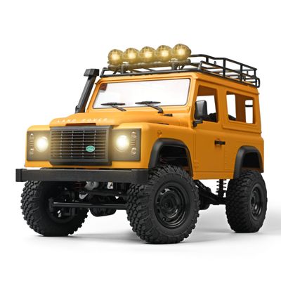 MN-98 RC Car, 1:12 Scale RC Rock Crawler, 4WD Off-Road RC Truck RTR, 2.4G Remote RC Land Rover Vehicle Models for Adults Hobby Gifts (Yellow)