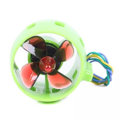 12-24V Underwater Thruster, 312W Boat Propeller Motor, 4 Blades Propeller Propulsion, Boat Underwater Motor for RC Bait Tug Boat Nest Ship Submarine