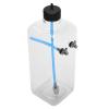 Alomejor Transparent Plastic Fuel for RC Airplane CNC Metal Fuel Easy to Install and Remove 260ml (1000ml (for 85-120cc Aircraft)) view 1