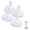 4 Pack Bottle Nipples Compatible with Mam Bottle, Soft Silicone Nipples for Bottle, Fit for MAM Bottles, Slow Flow, 0+ Months view 1