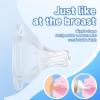 4 Pack Bottle Nipples Compatible with Mam Bottle, Soft Silicone Nipples for Bottle, Fit for MAM Bottles, Slow Flow, 0+ Months view 2