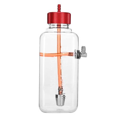 Alomejor Transparent Plastic Fuel for RC Airplane CNC Metal Fuel Easy to Install and Remove 260ml (300ml (for 15-26cc Aircraft))