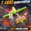 BEZGAR HQ089 RC Plane, Drones for Kids, 6-axis Gyro Remote Control Airplane, RC Helicopter, Easy Control for Beginners Toys with Colorful LED Navigation Lights(Green) view 3