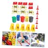 CIYODO Boys and Girls Road Sign Traffic Model Toys for Stoplight for Classroom Miniature Traffic Barricades Signs view 3