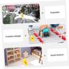 CIYODO Boys and Girls Road Sign Traffic Model Toys for Stoplight for Classroom Miniature Traffic Barricades Signs view 4