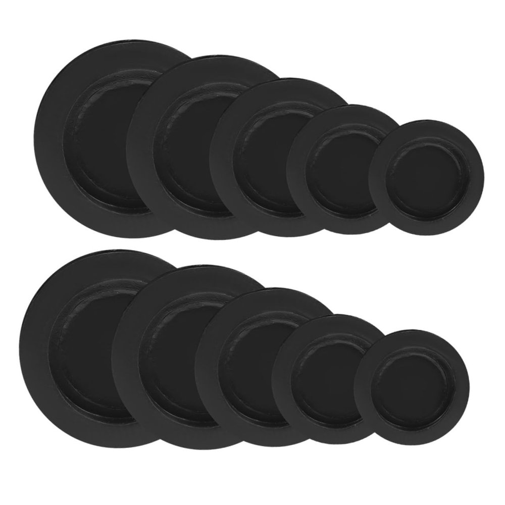CATIEBYE 10pcs Round Rubber Stoppers Piggy Bank Plugs Money Box Bung Stoppers Locking Piggy Bank Accessory