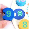 Kisangel Wooden Sorting Clock Educational Beads Clock for Promotes Intellectual Development Mathematical Concepts Present for Boys view 4