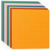 Vdealen 8 Pack Classic Baseplates 10" x 10" Large Building Plates for Building Bricks, Compatible with All Major Brands and Activity Table- Perfect STEM Gift for Builders view 1