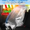 2Pcs Baby Car Seat Sun Shade Cover,Infant Car Seats Heat Protector,Baby Travel Accessories to Keep Toddler Seats at Cool Temperature,CarSeat Cooler Cover UV Protection from Heat/Sun for Babies Seat view 2