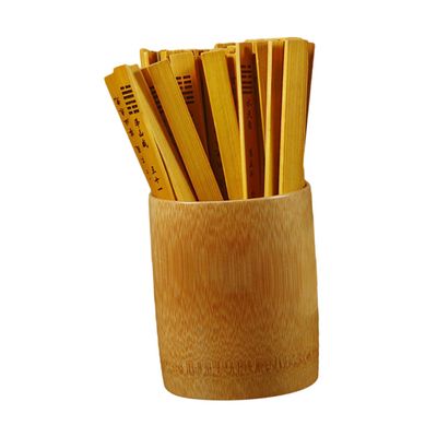 BESTonZON 1set Chinese Divination Bamboo Sticks Ching Fortune Telling Vintage Prop Divination Game Props Set