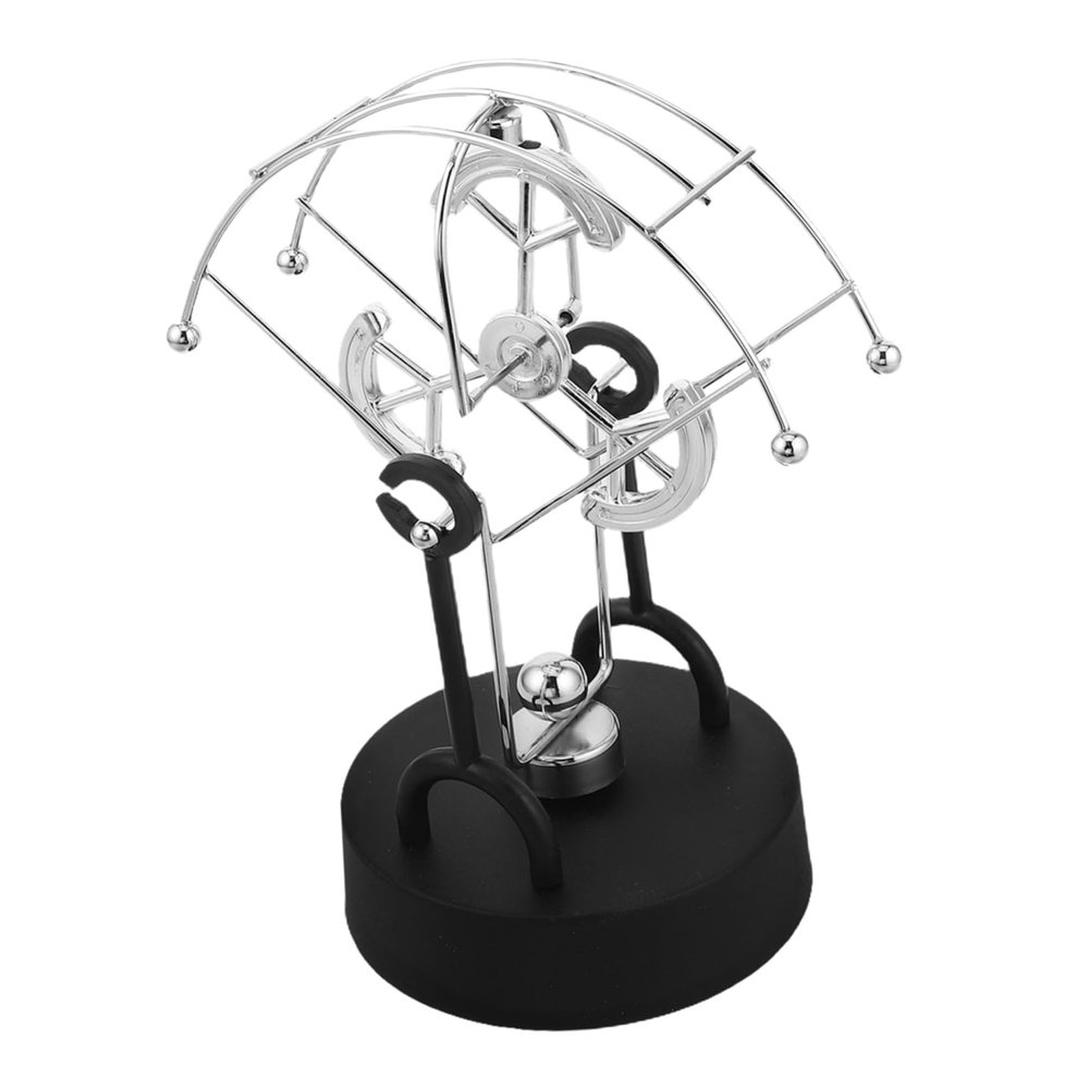 IMIKEYA Perpetual Motion Desk Toy for Office Decor Magnetic Rotating Earth Model Creative Scientific Gadget for Home and Workspace Decoration
