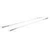 Set of 2 M2 Ball Joint Clamp Link Rod Combinations for Model DIY, Steering Transmission Link Rod Assembly, with Double End Clamps(M2*L150mm) view 1