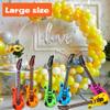 40 Pack Inflatable Guitar Blow up Guitar Bulk Fake Party Prop Inflatable Rock Star Guitars with Air Pump for 80s 90s Themed Carnival Birthday Party Favor, 12 Colors view 3