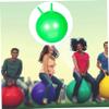 Kisangel Boys and Girls Jumping Ball Inflatable Handle Bouncing Toy for Balance Training Indoor PVC Material Green Great for Boy Games and Sensory Development view 3